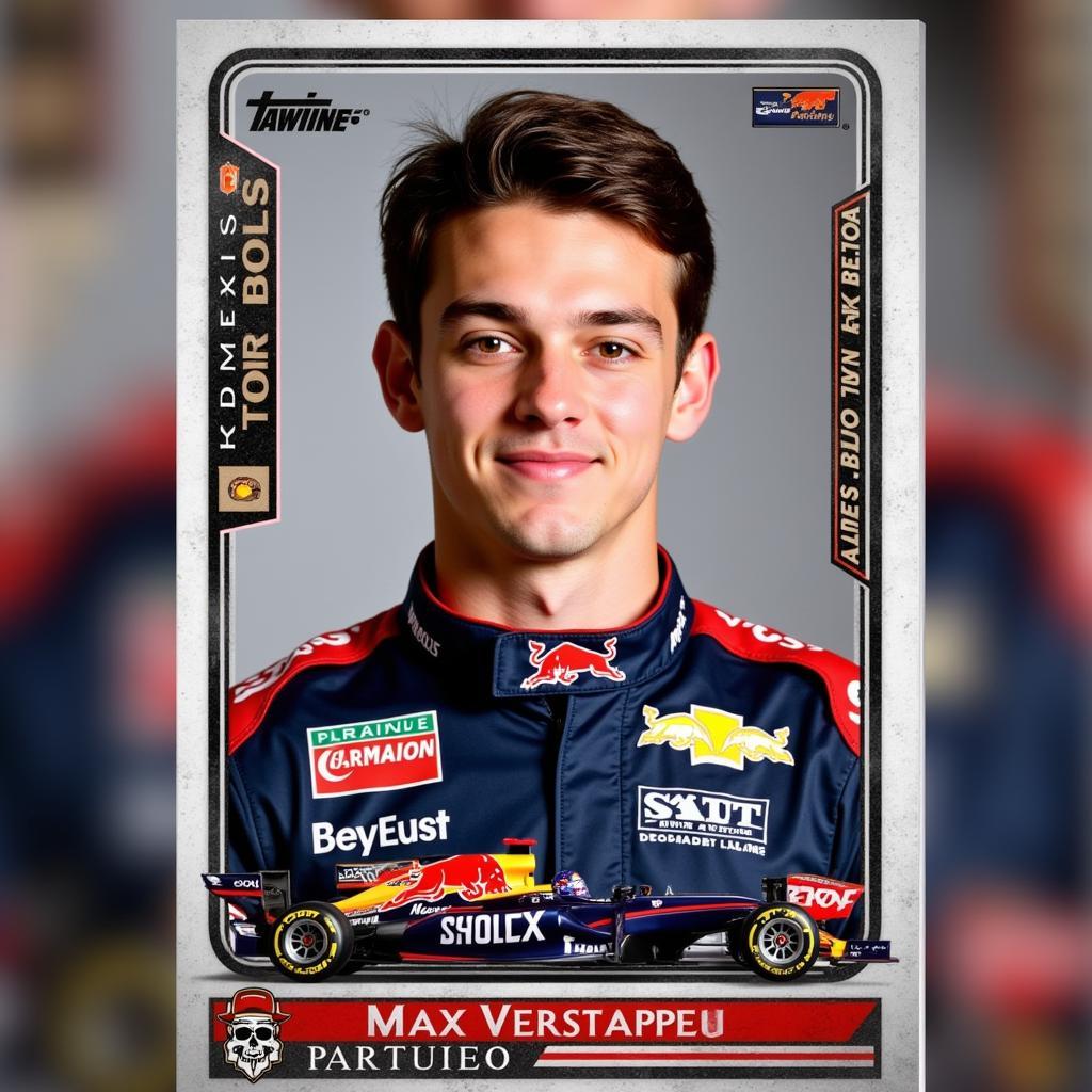 Max Verstappen Rookie Card from 2014