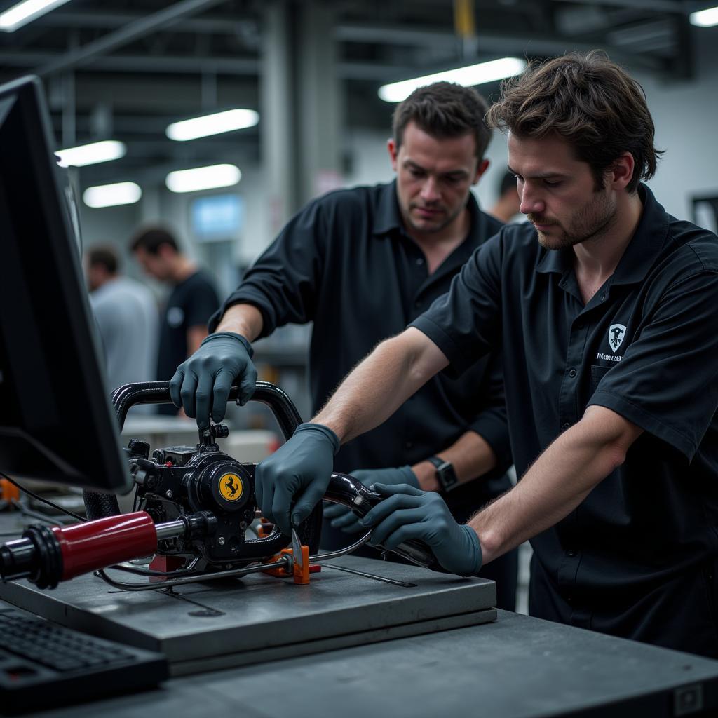 McLaren F1 wheel manufacturing process