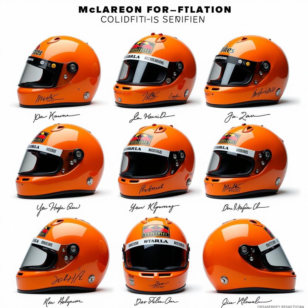 McLaren Helmet Collection