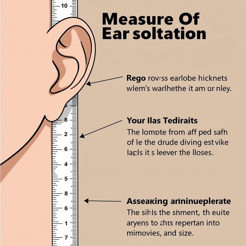 Measuring Ear for Wooden Plugs