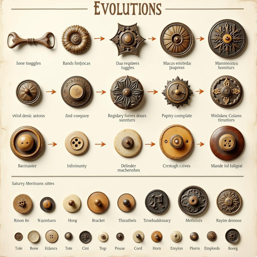 Medieval Button Evolution through the Ages