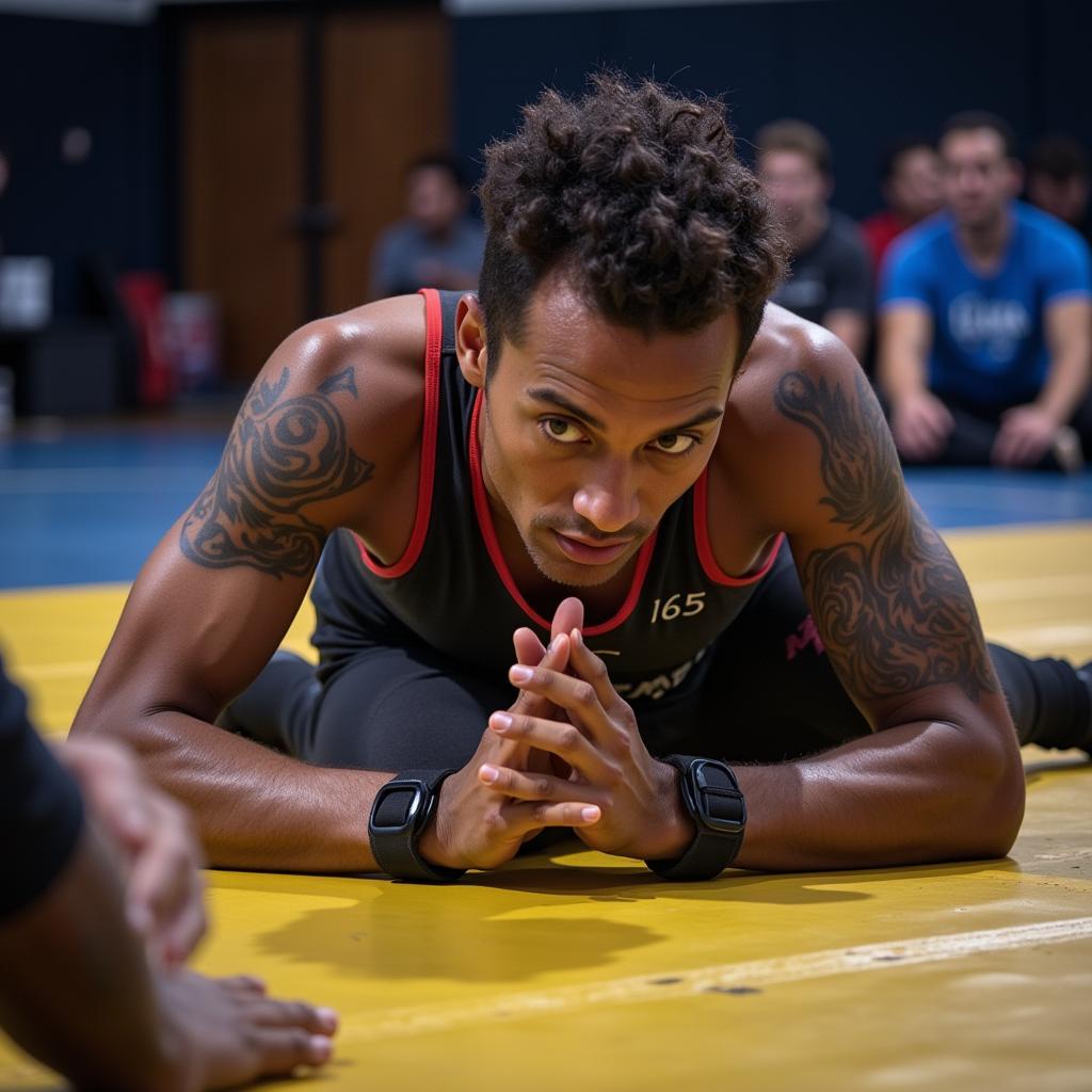 Maintaining Mental Focus during a Grappling Match