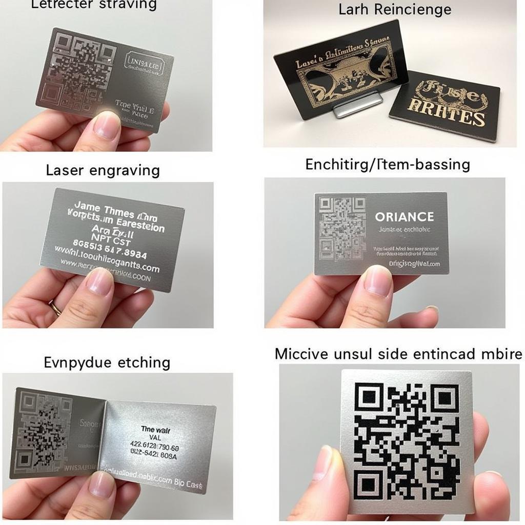 Customization Options for Metal Business Cards