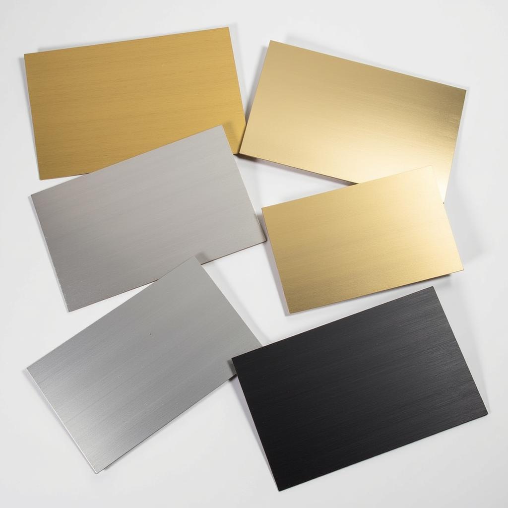 Variety of Metal Business Cards