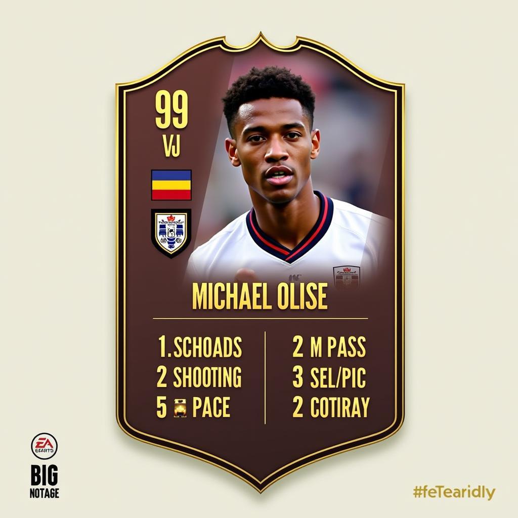 Michael Olise EA FC Card Stats