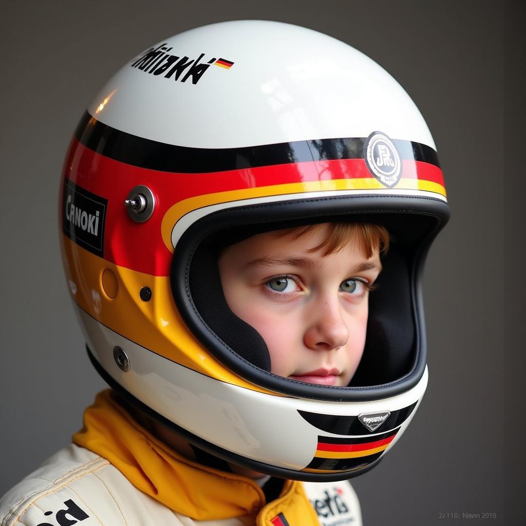 Mick Schumacher Karting Helmet Design