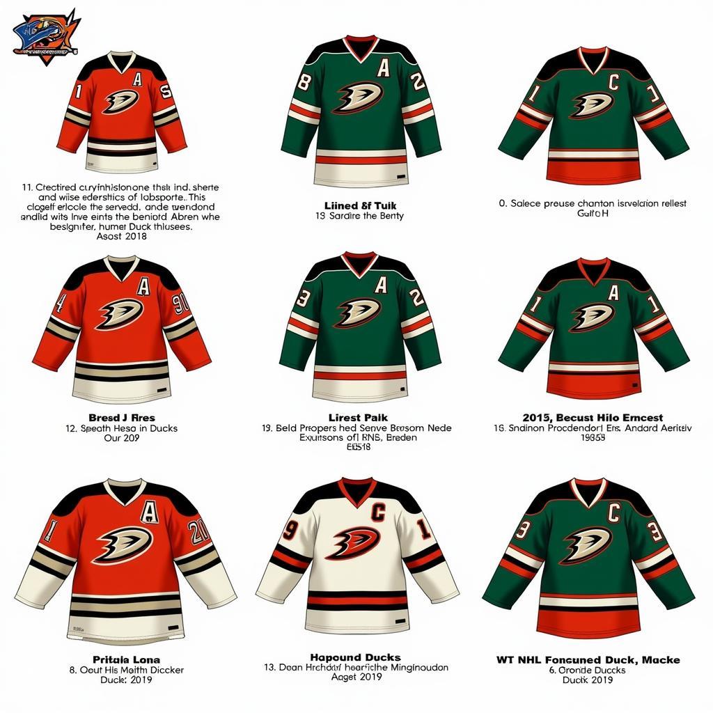 Evolution of the Mighty Ducks USA Jersey