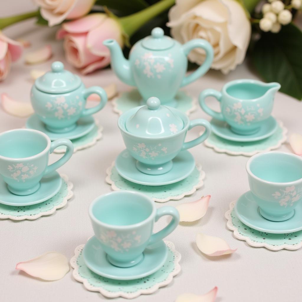 Miniature Tea Set Wedding Favor