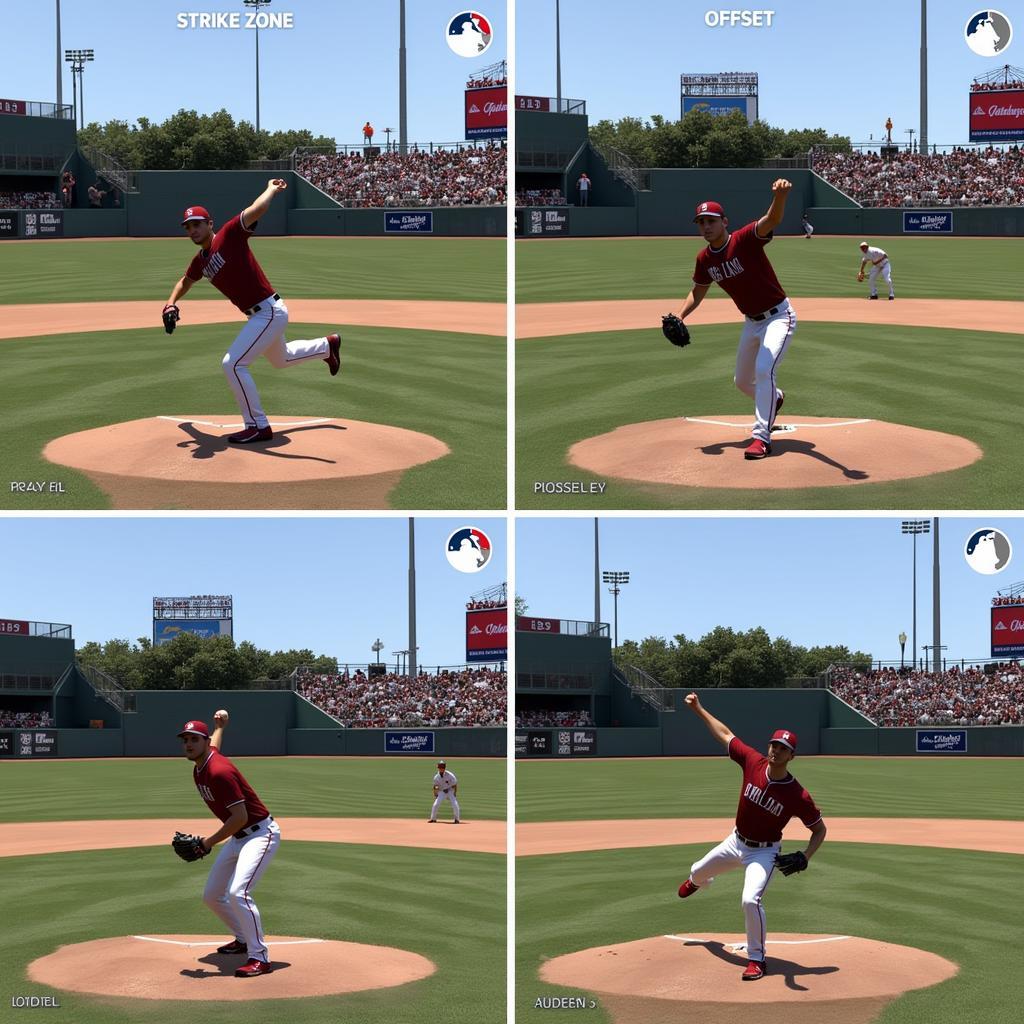 MLB The Show 24 Different Pitching Camera Angles Comparison