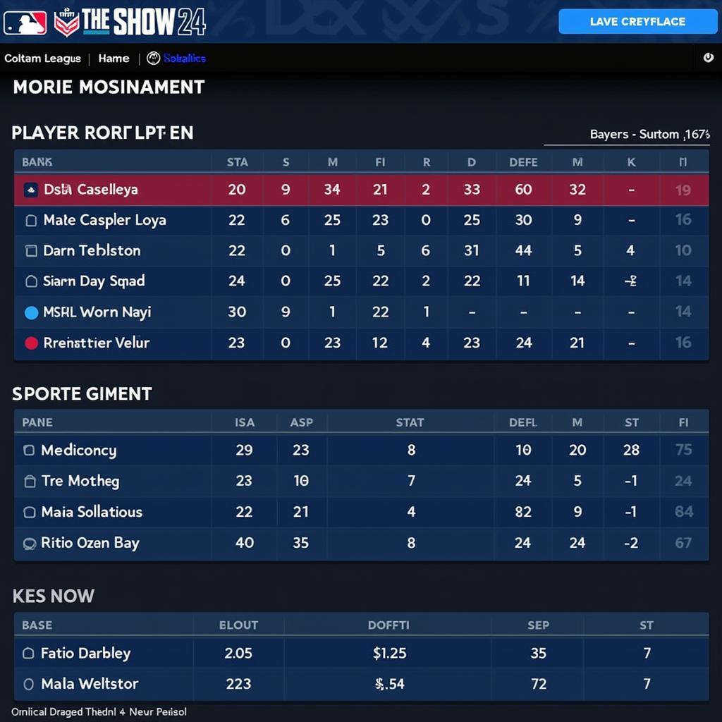 MLB The Show 24 Franchise Minor League Management