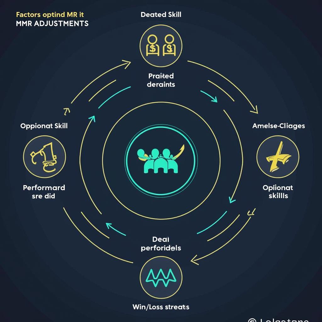 Factors influencing MMR changes within a league system