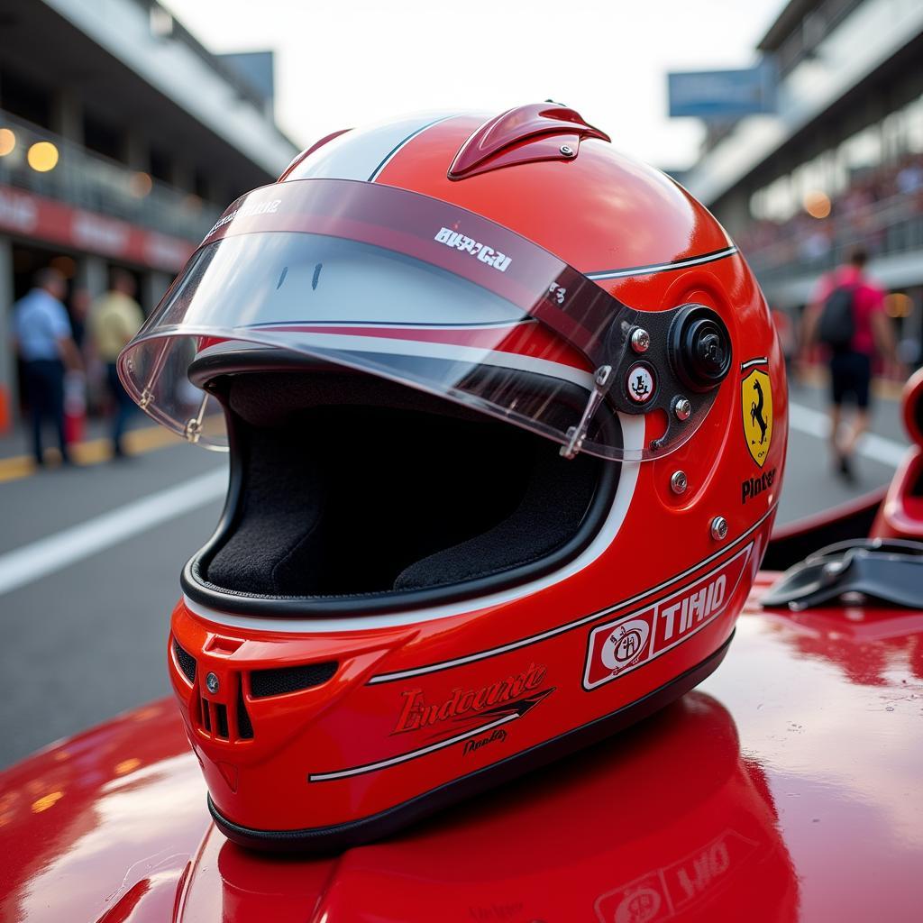 Modern 1/2 Helmet Used in F1 Historic Racing