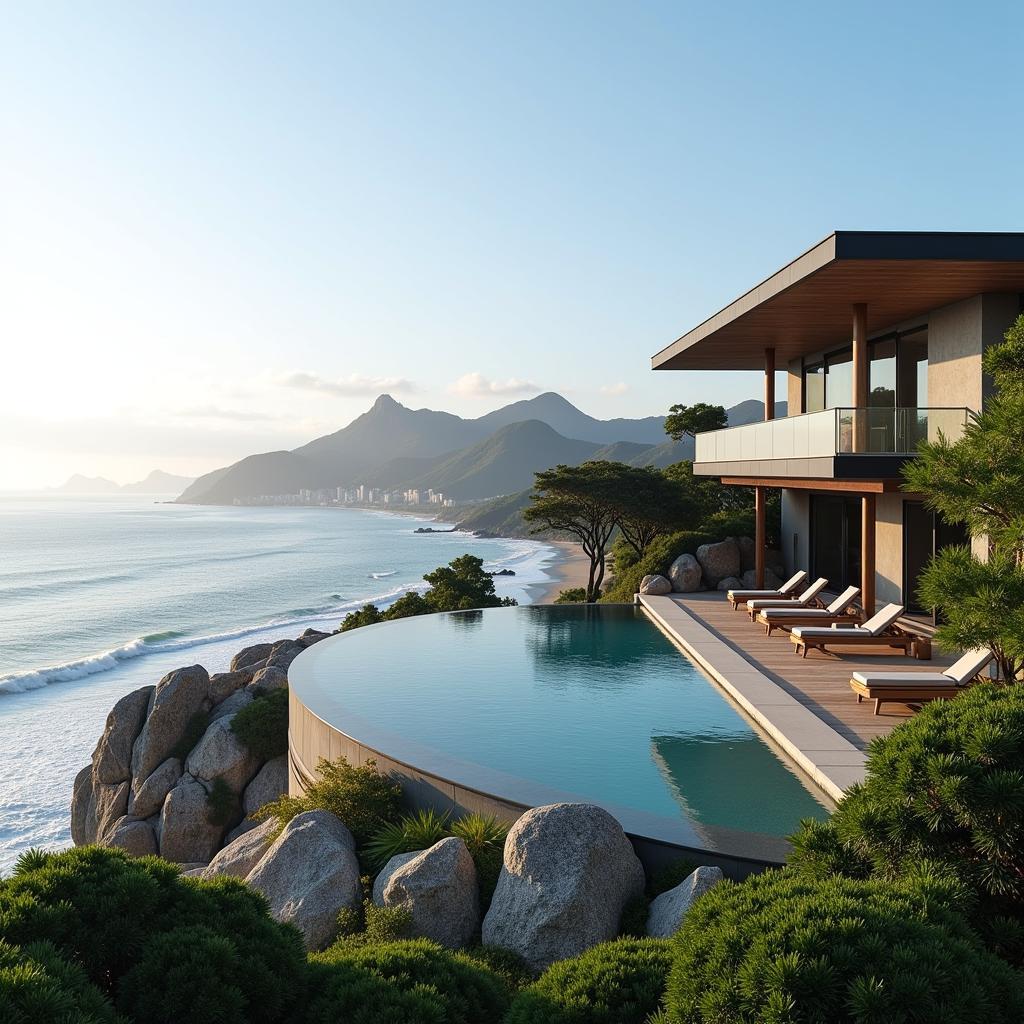 Modern Beach House in Rio de Janeiro with Ocean View