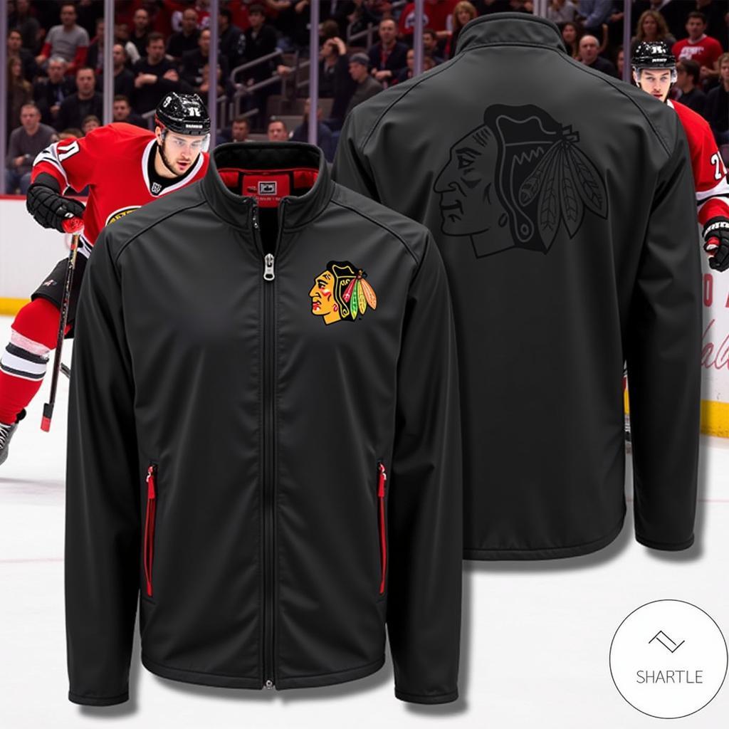 Modern Chicago Blackhawks Starter Jacket with Updated Design