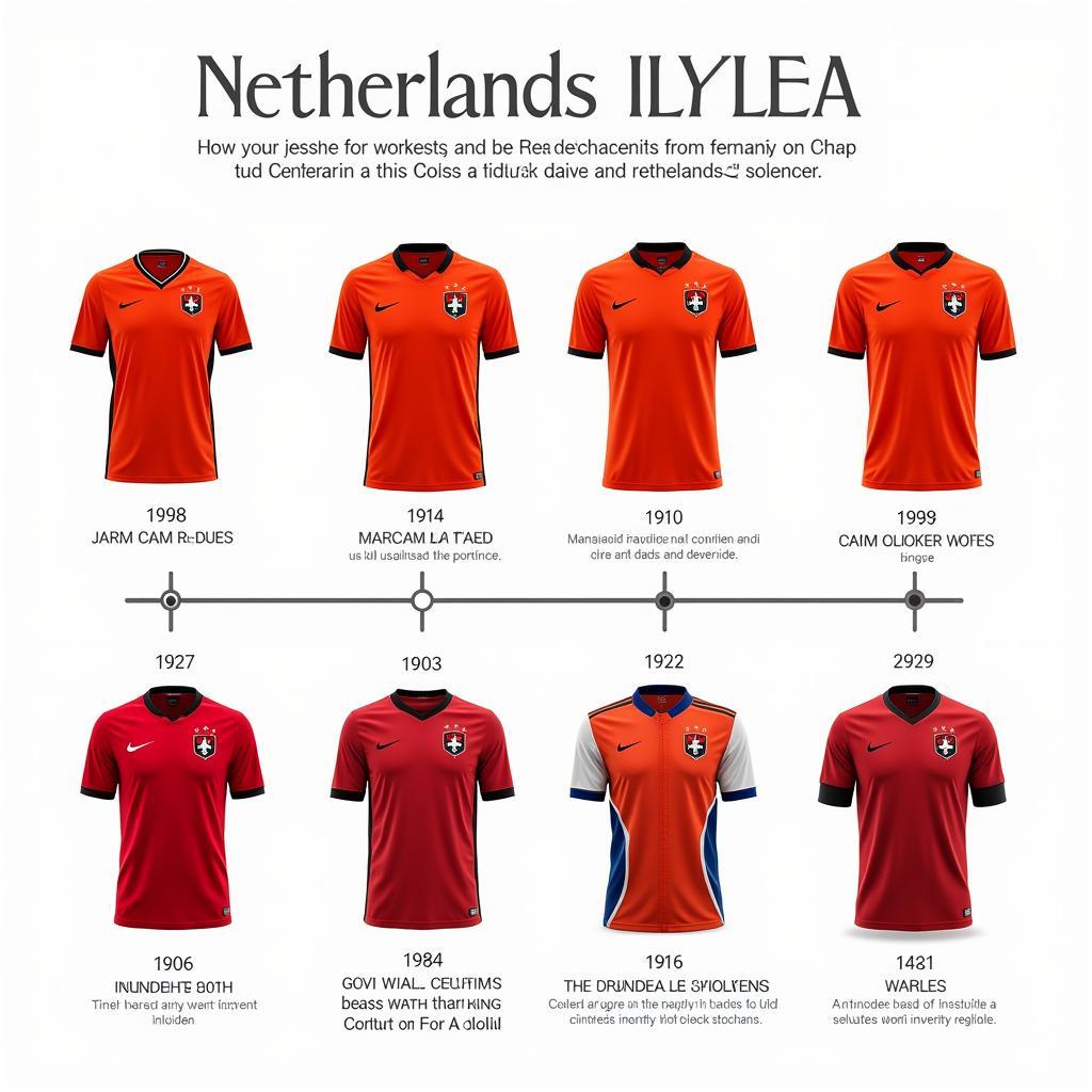 Evolution of the Netherlands National Team Jersey Through the Years