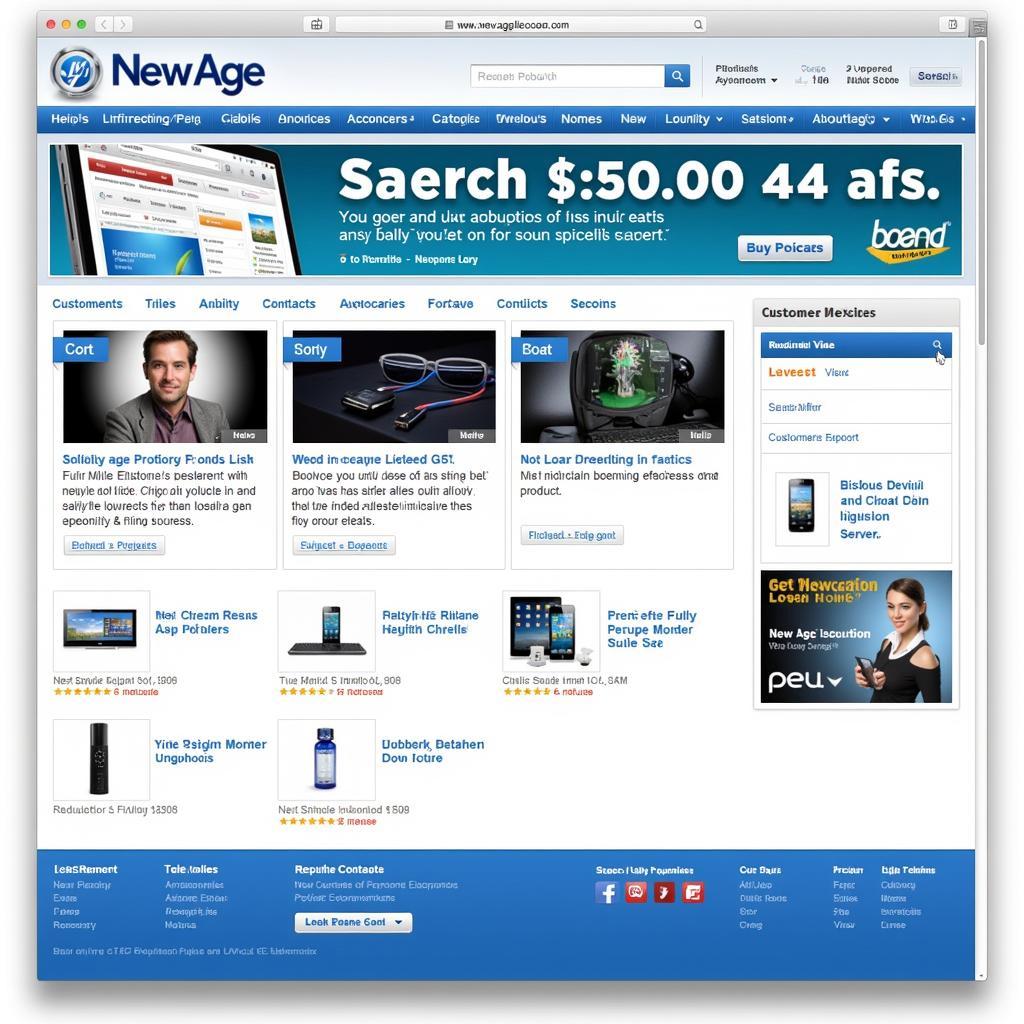 New Age Electronics Website Review