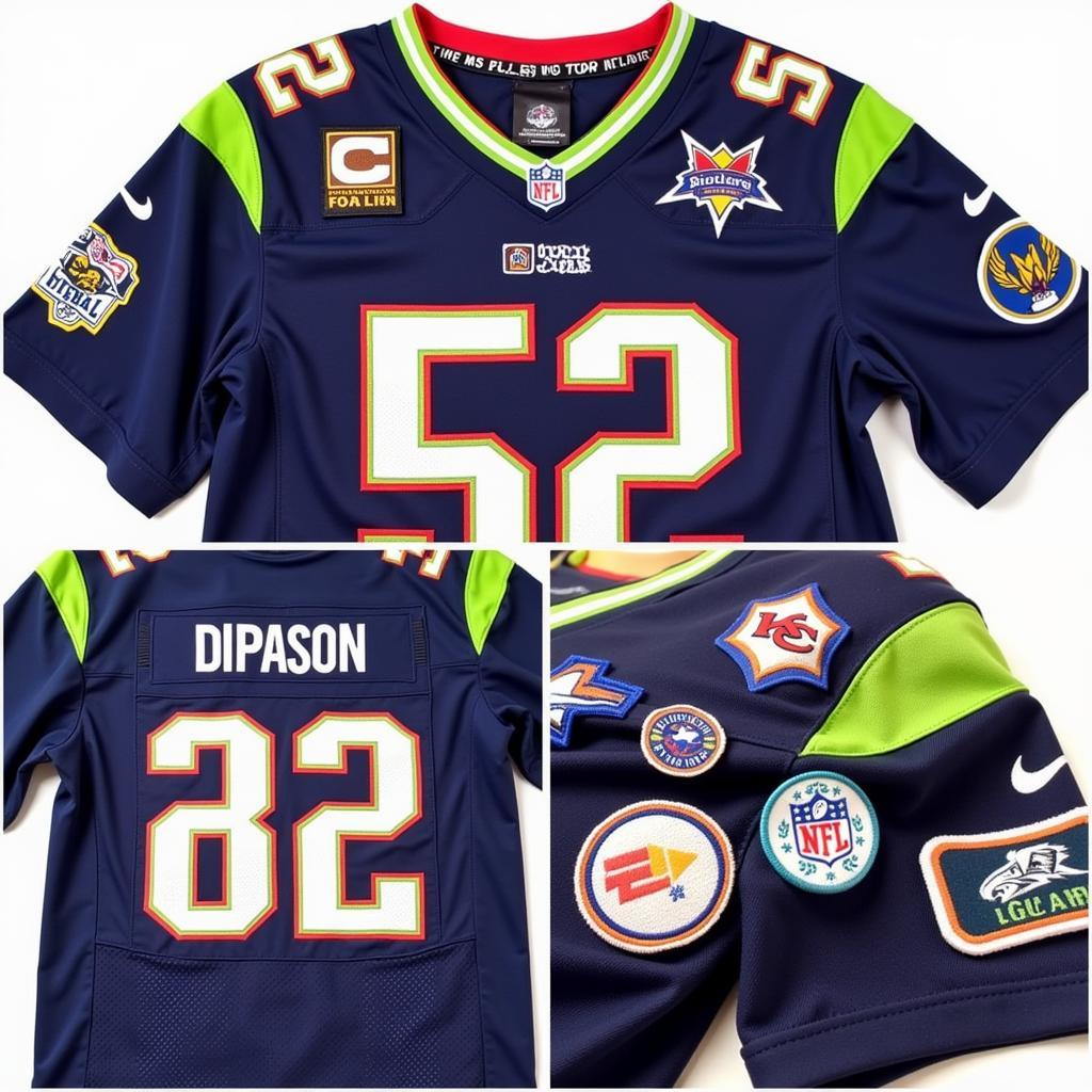 Customizing an NFL Jersey with Patches