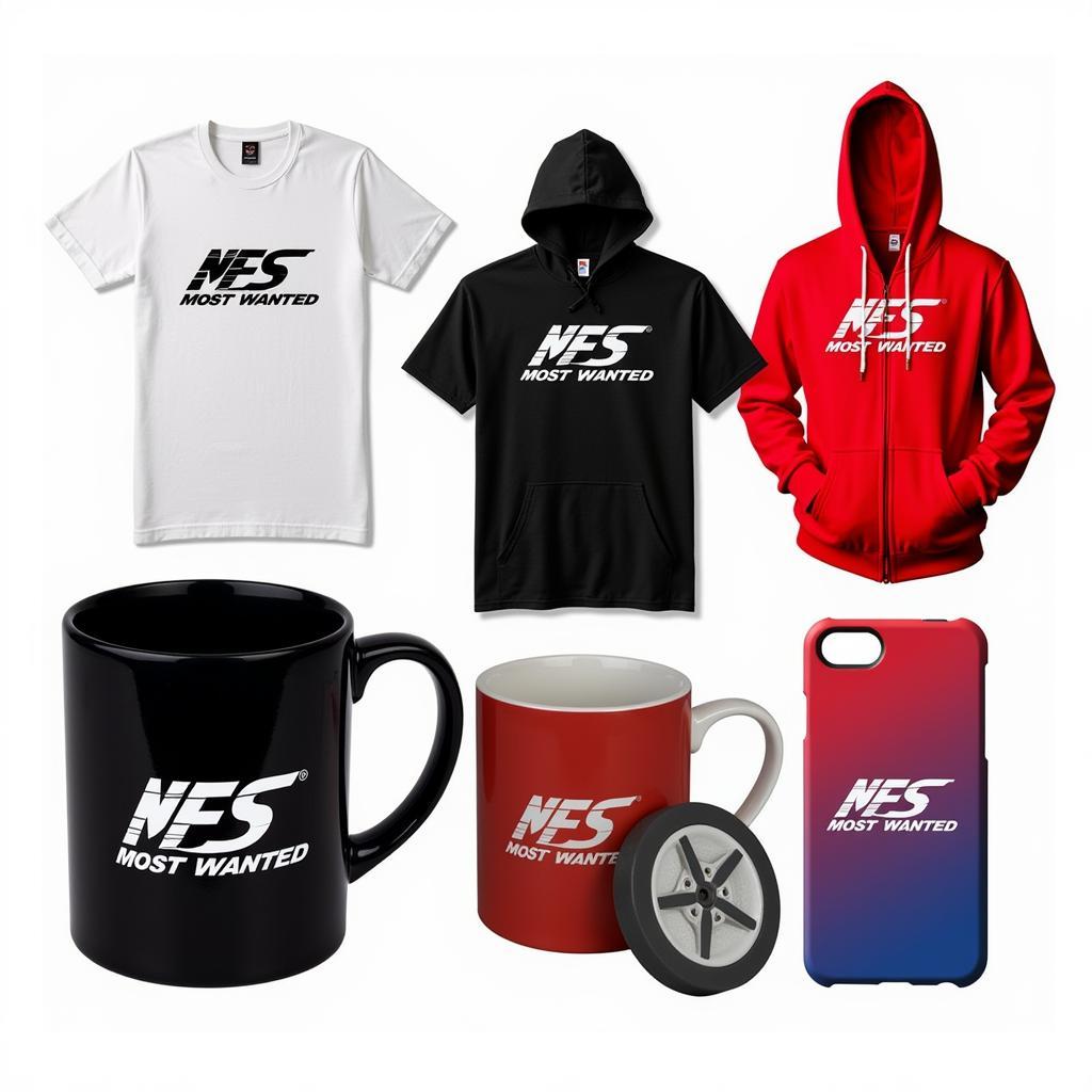 NFS Most Wanted Logo on Merchandise