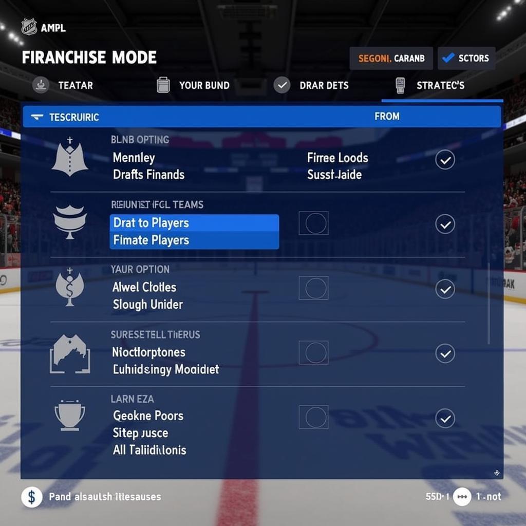 NHL Game Sim Franchise Mode