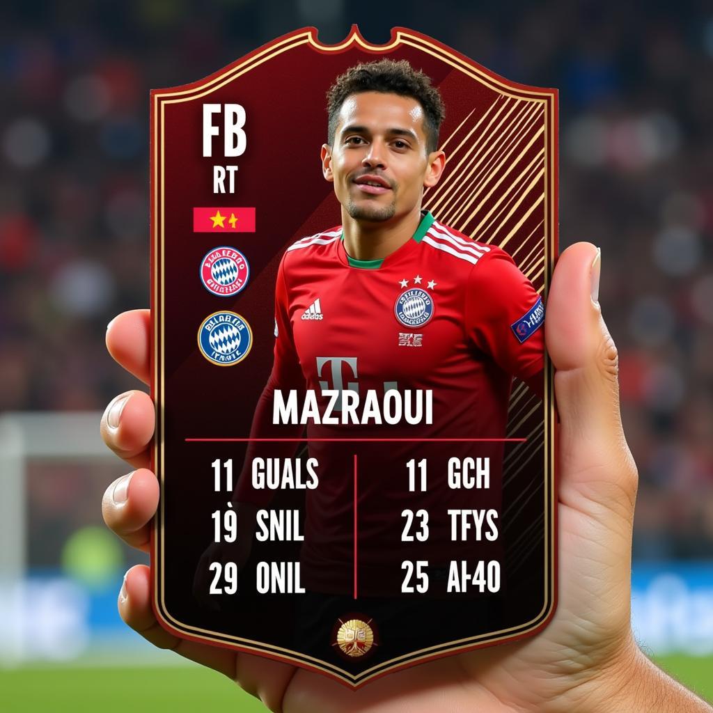 Noussair Mazraoui's FC24 Player Card