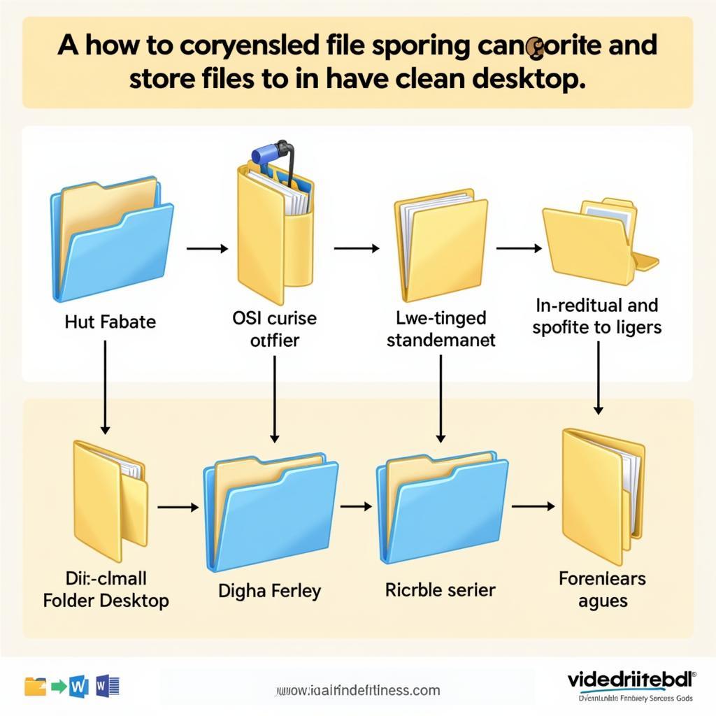 Effective File Organization for a Nude Desktop