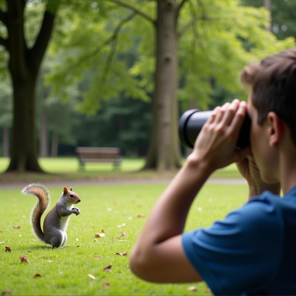 Observing Squirrels Responsibly