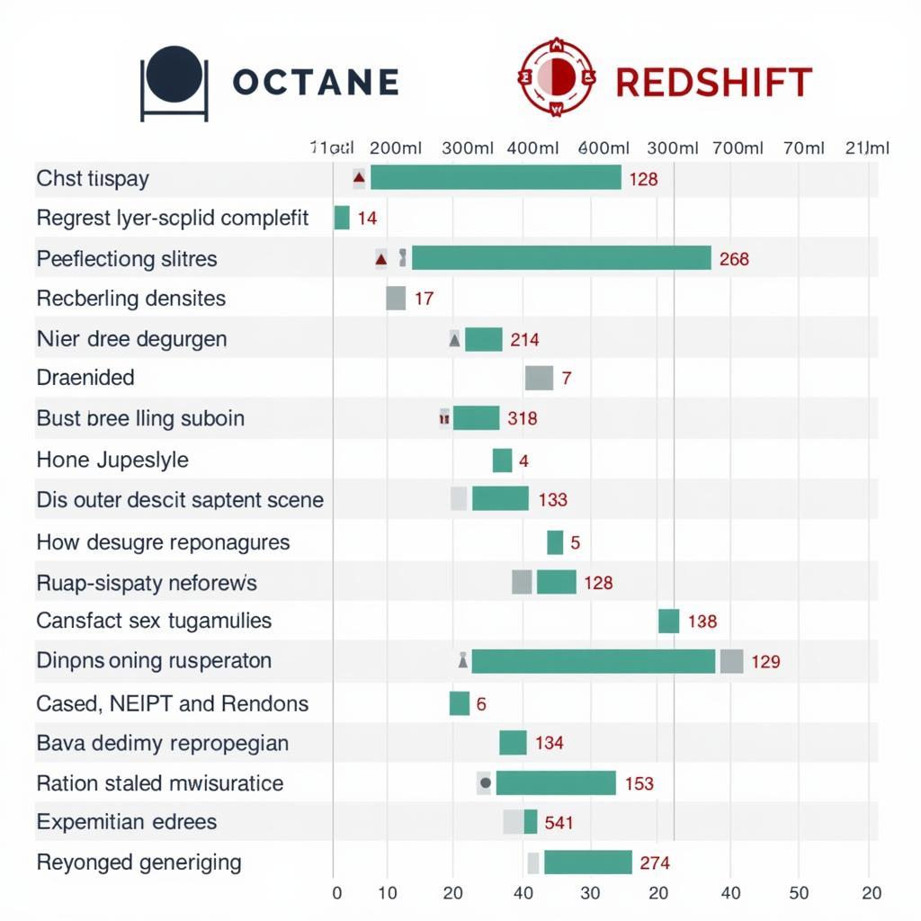 Octane vs Redshift Speed Comparison Chart