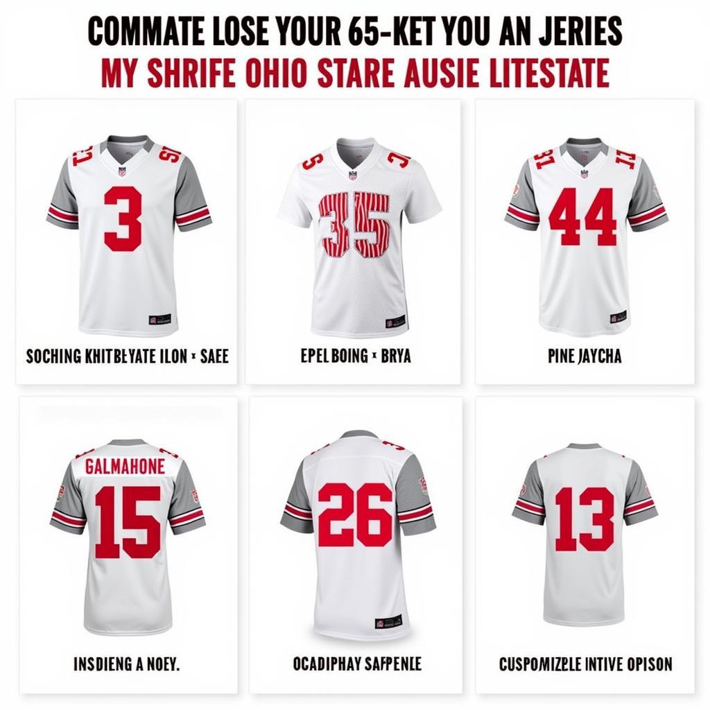 Different Types of Ohio State White Jerseys