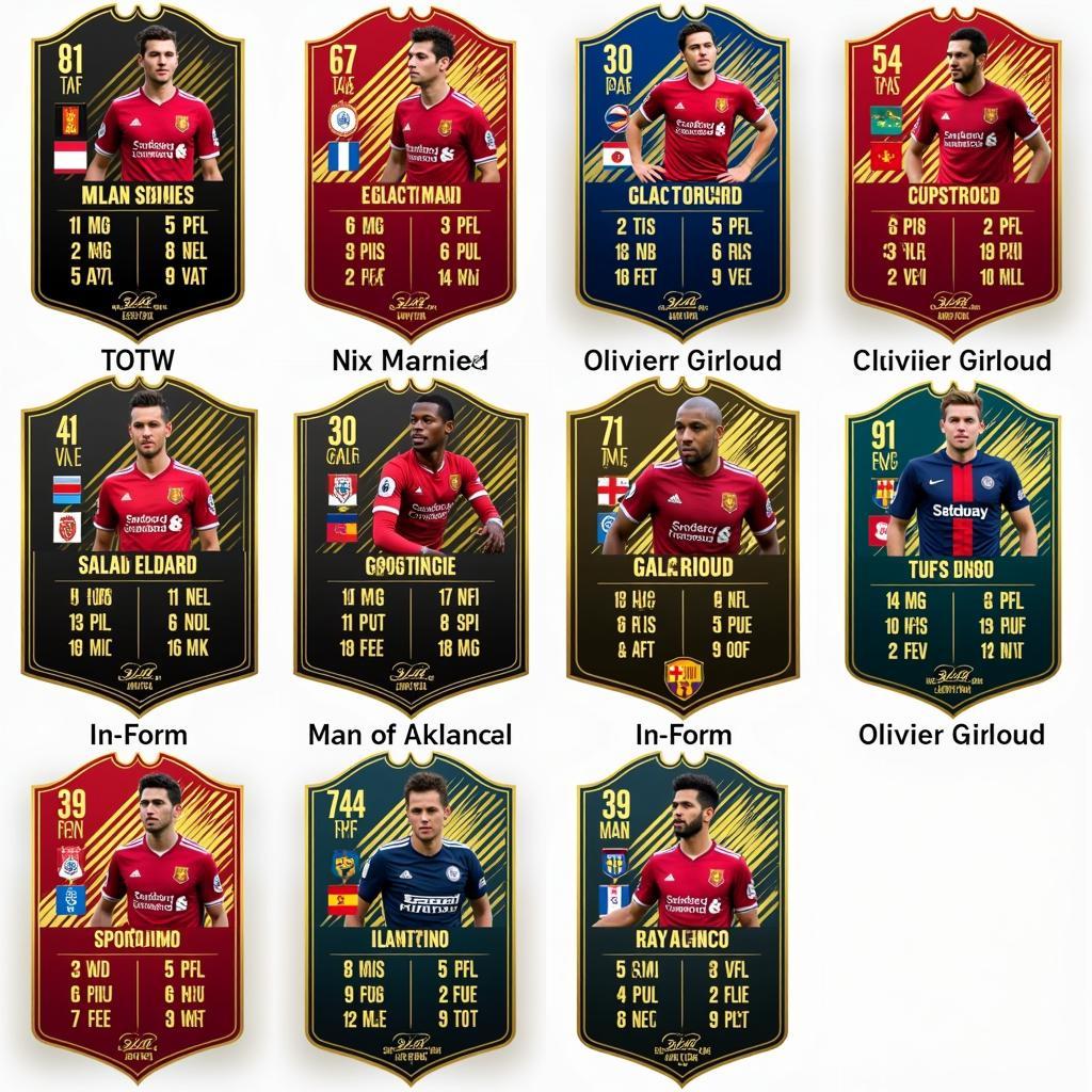 Olivier Giroud Special FIFA Card Versions