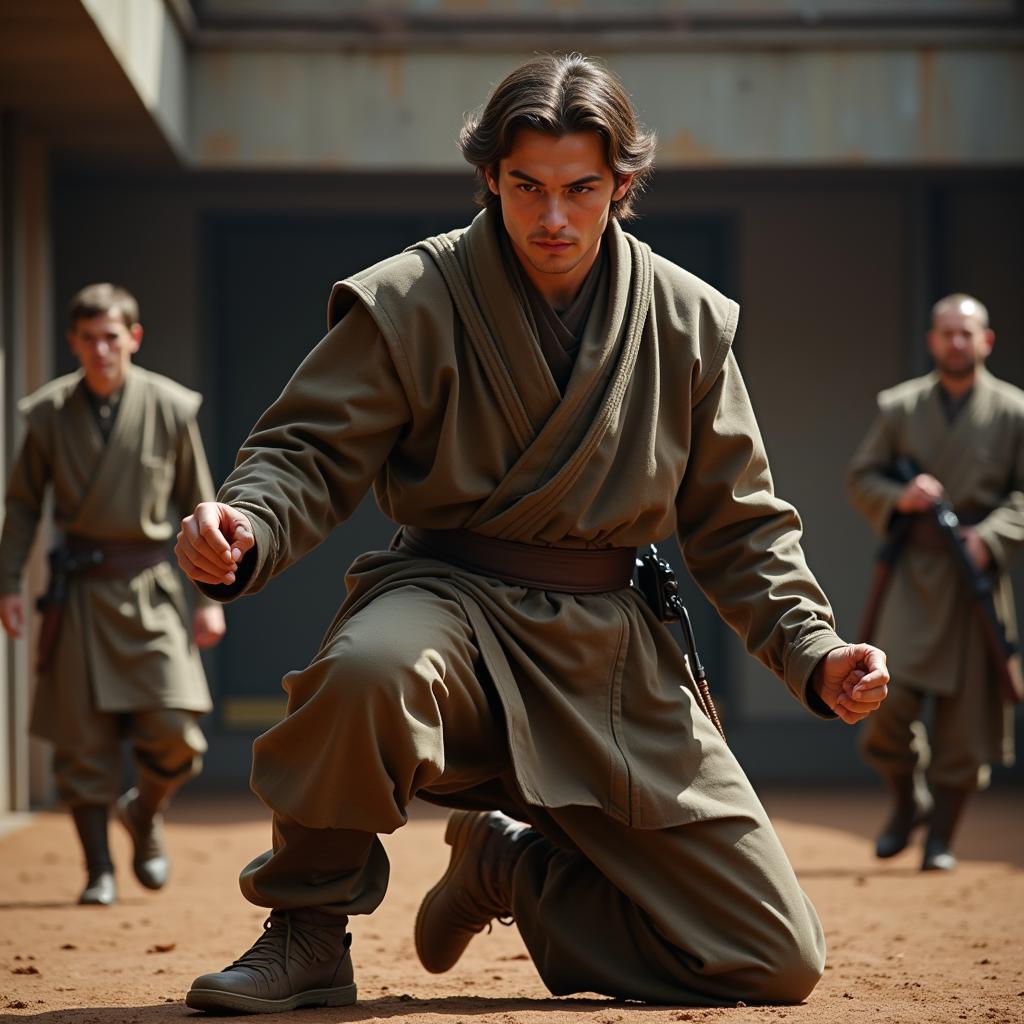 Omega Anakin Skywalker in an intense training session