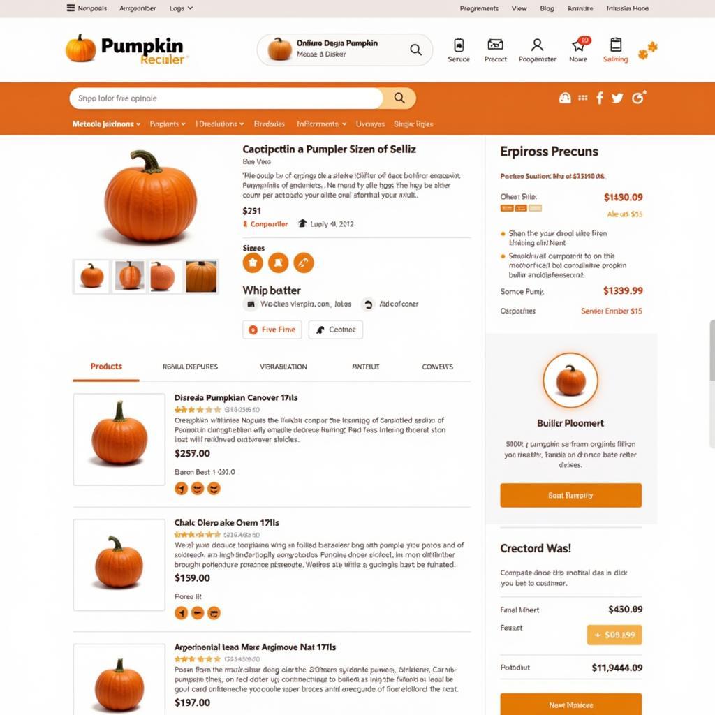 Navigating the online pumpkin ordering process