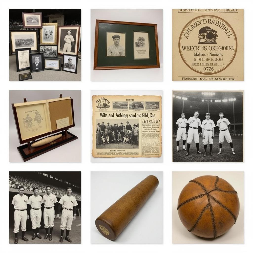 Oregon Baseball Memorabilia and Historical Artifacts