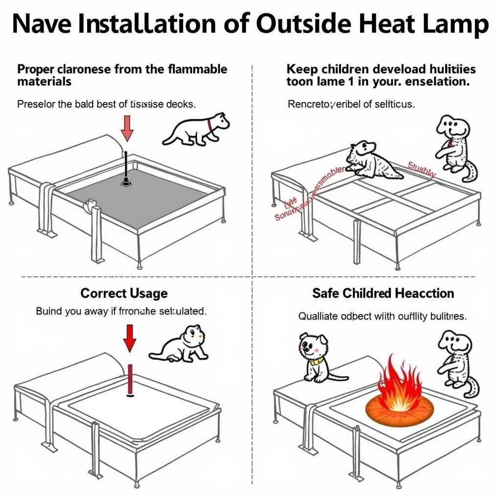 Safe Installation and Use of Outside Heat Lamps