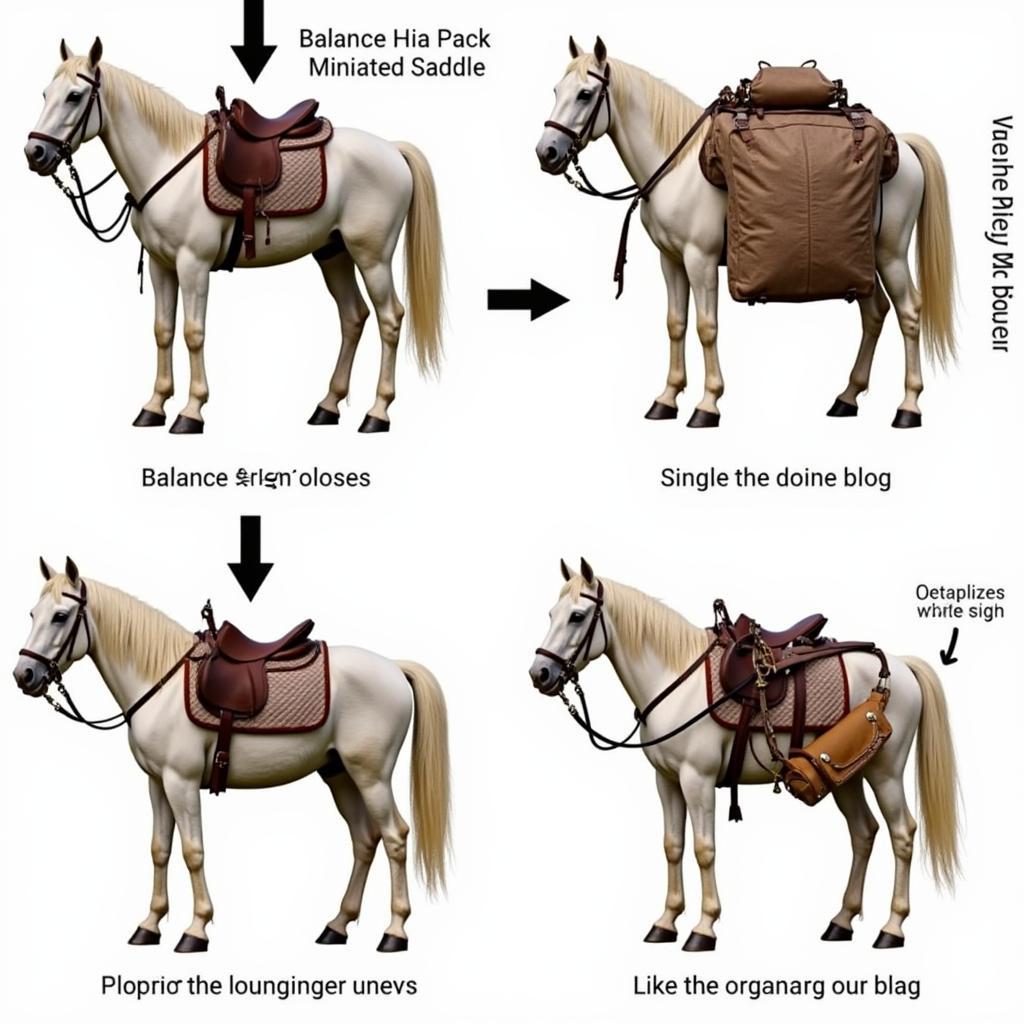 How to Pack a Miniature Horse Saddle Correctly