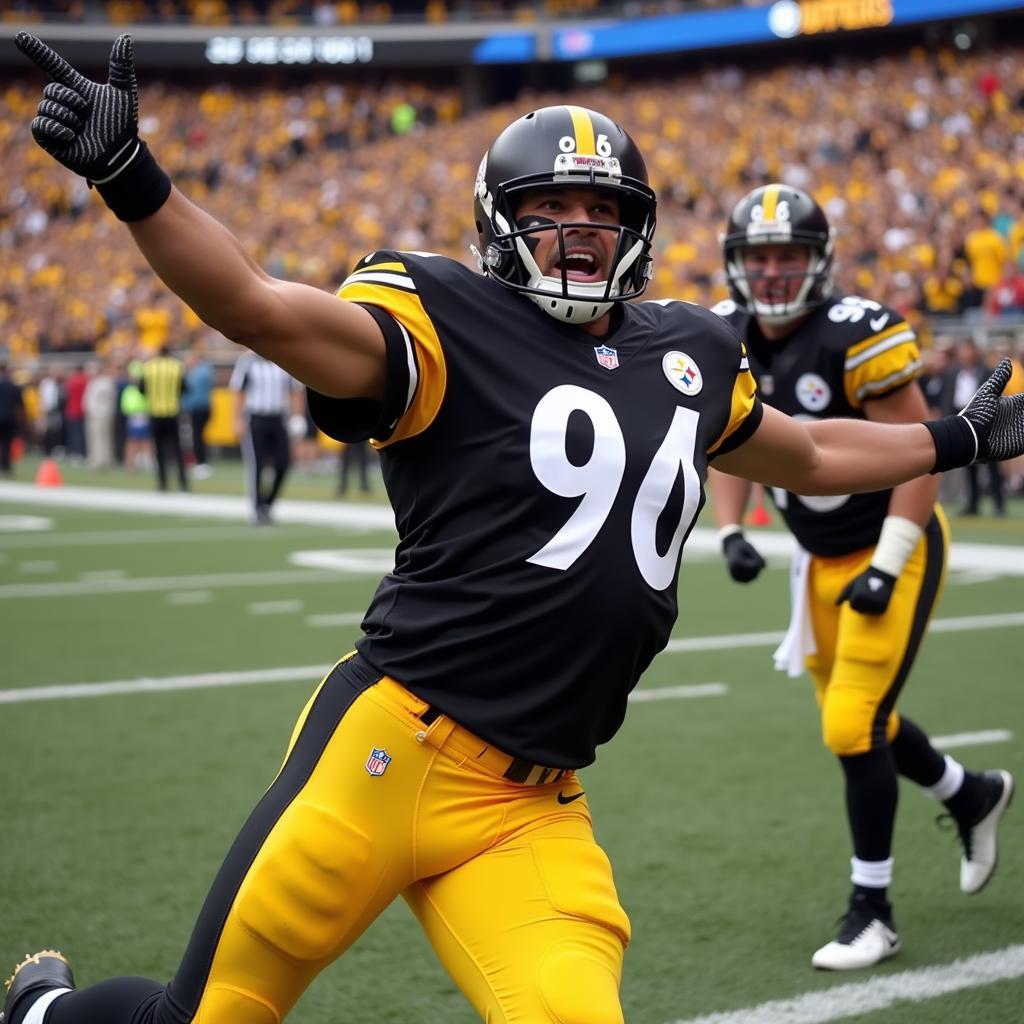 Pat Freiermuth in Pittsburgh Steelers Uniform