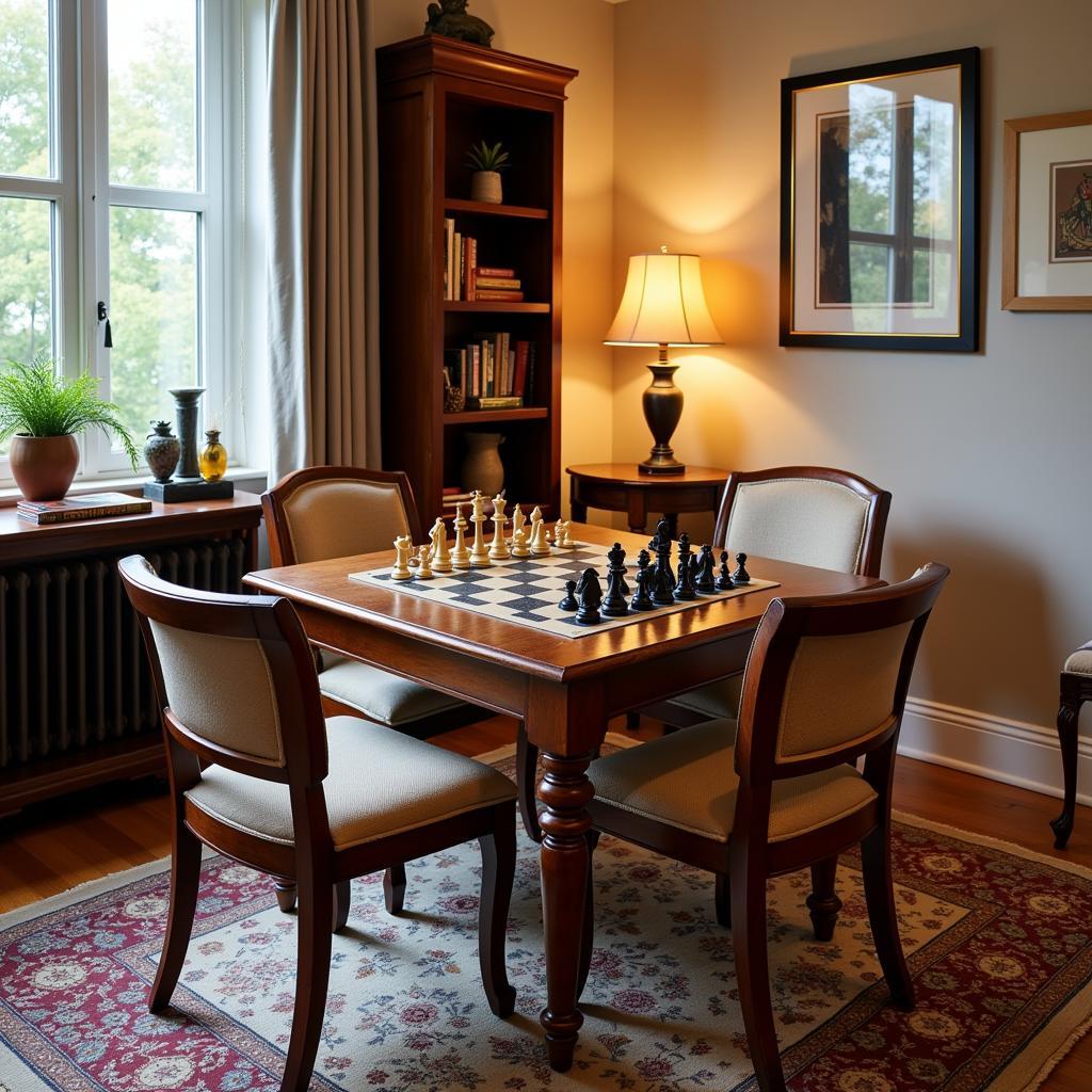 Creating the Perfect Chess Corner with the Right Table and Chairs