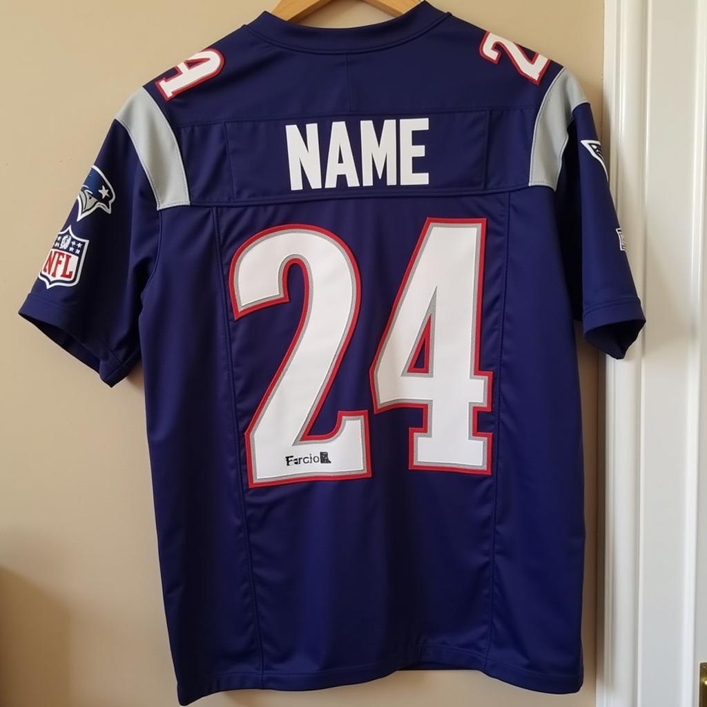 Personalized NFL Jersey with Fan's Name and Number