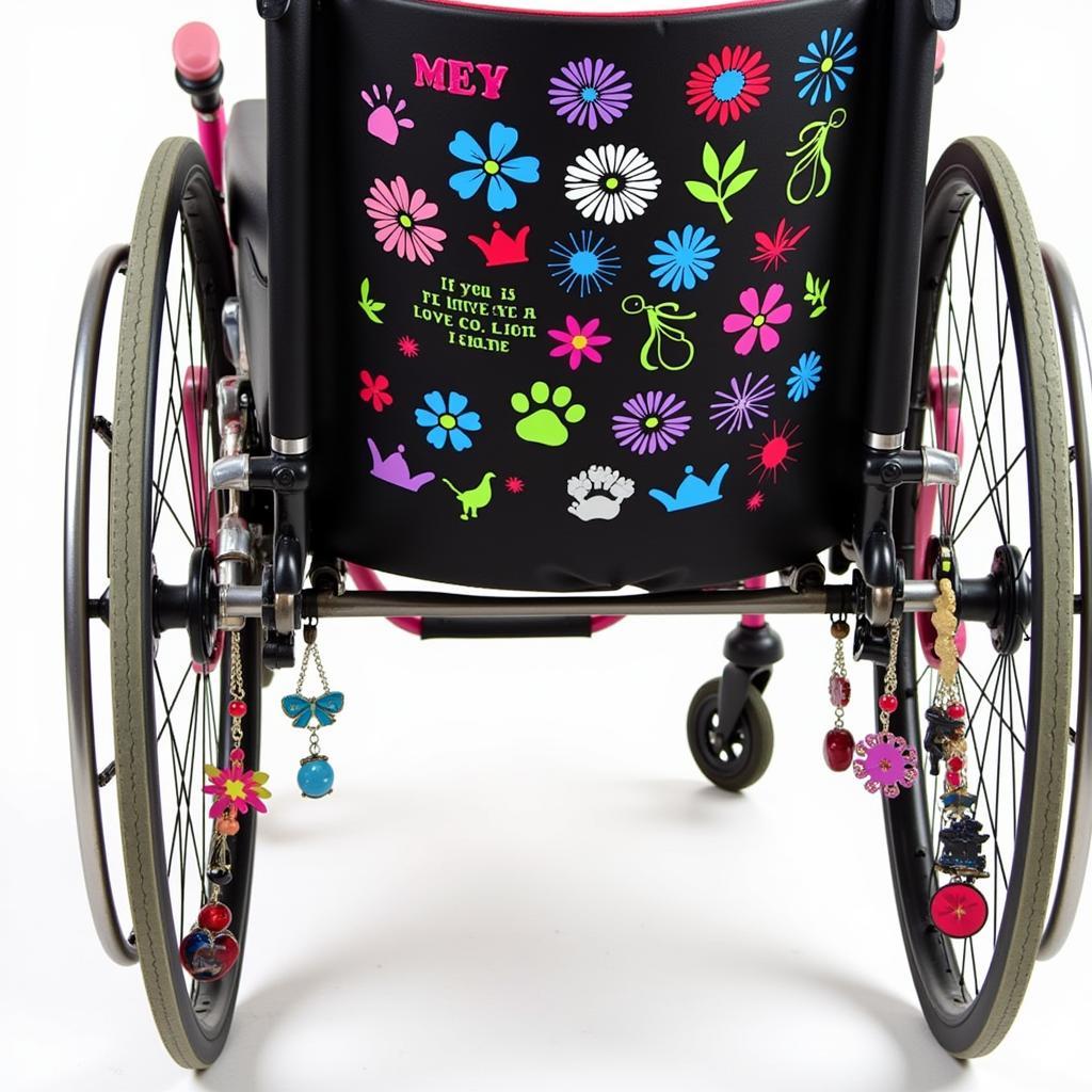 Express Yourself with Personalized Wheelchair Decals and Charms