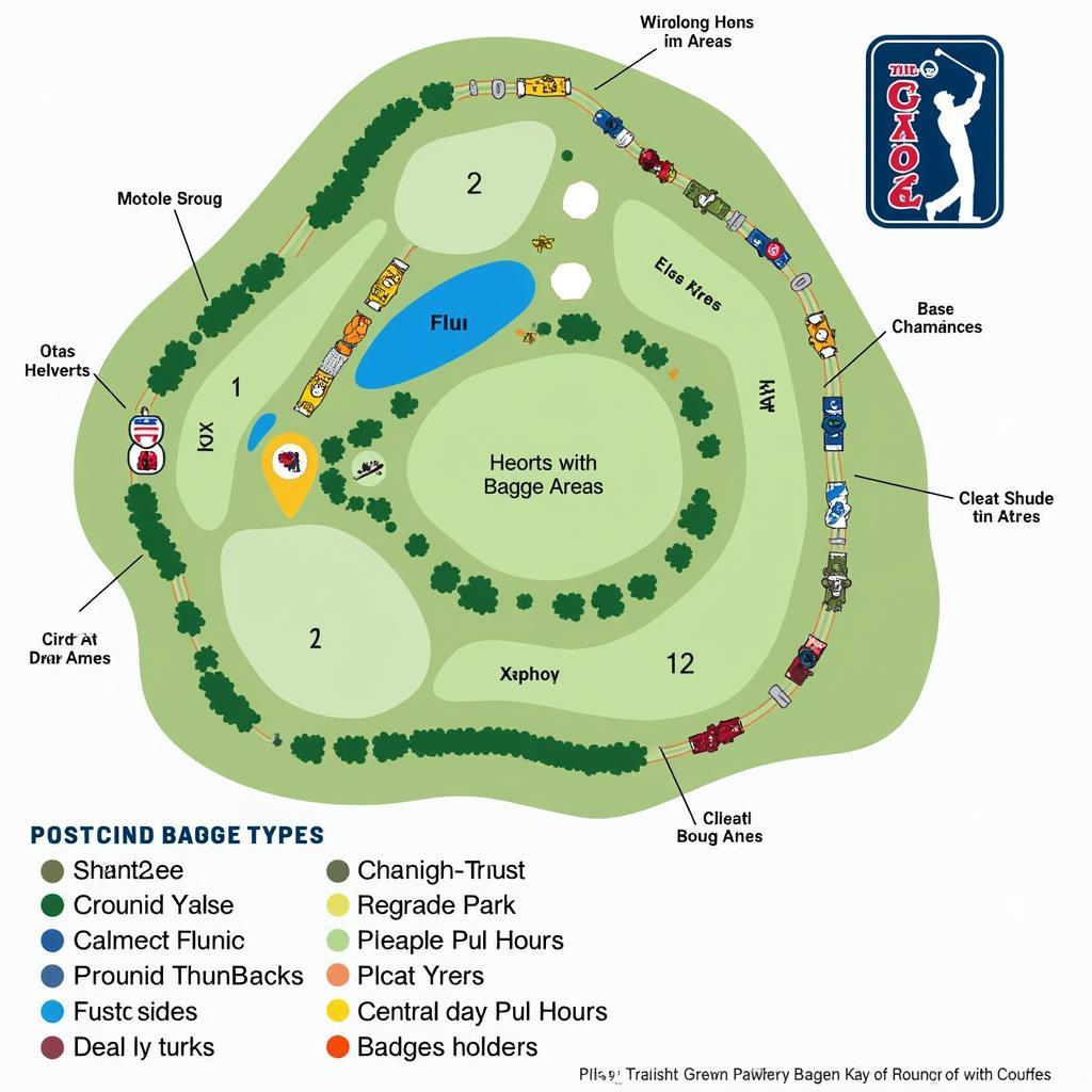 PGA Tour Badge Access Areas