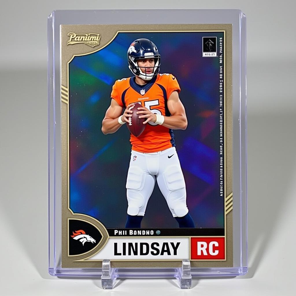 Phillip Lindsay Panini Prizm Rookie Card