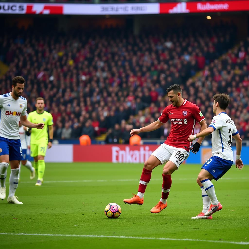 Pjanic scoring a free-kick in FC 24.