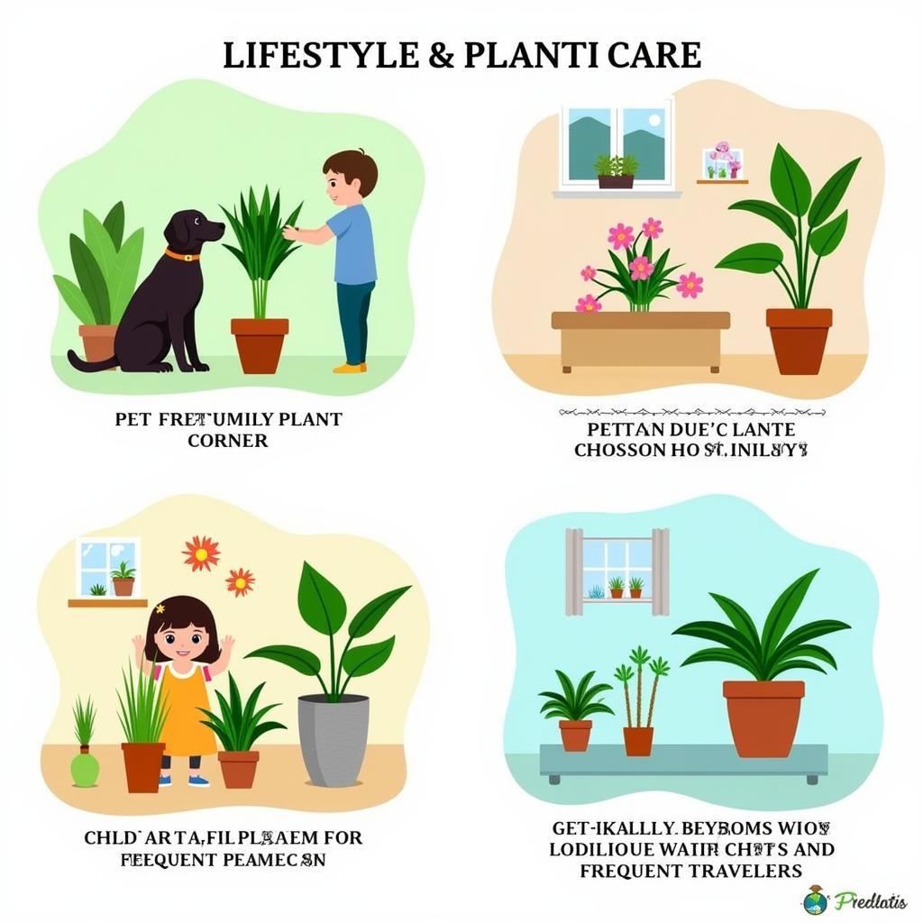 Plant Spot Selection and Lifestyle: Pets, Children, Travel