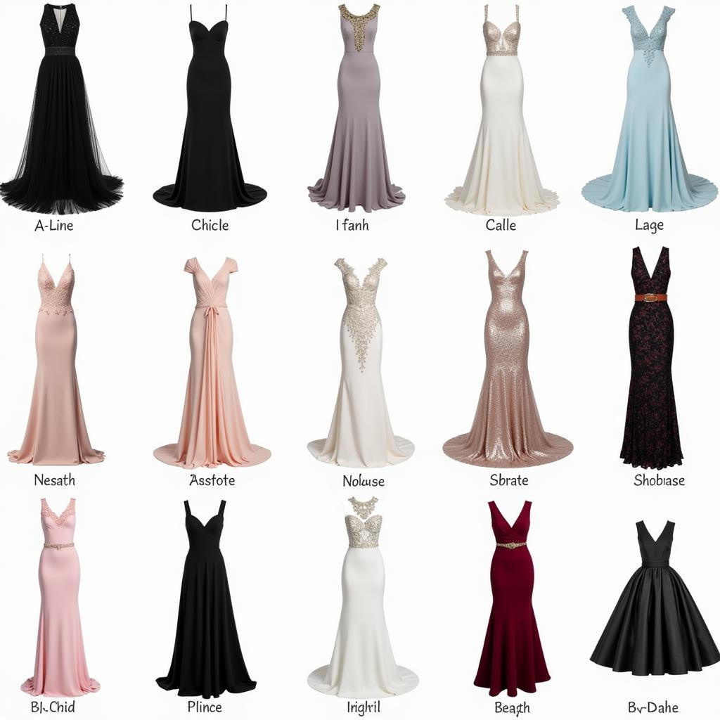 Various Posh Pose Dress Styles