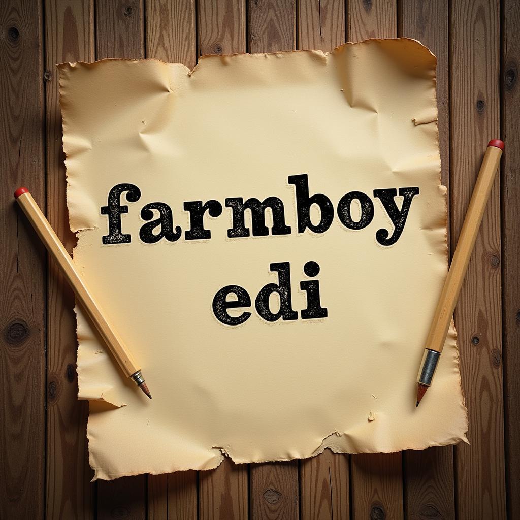 Possible Interpretations of "Farmboy Edi Document"