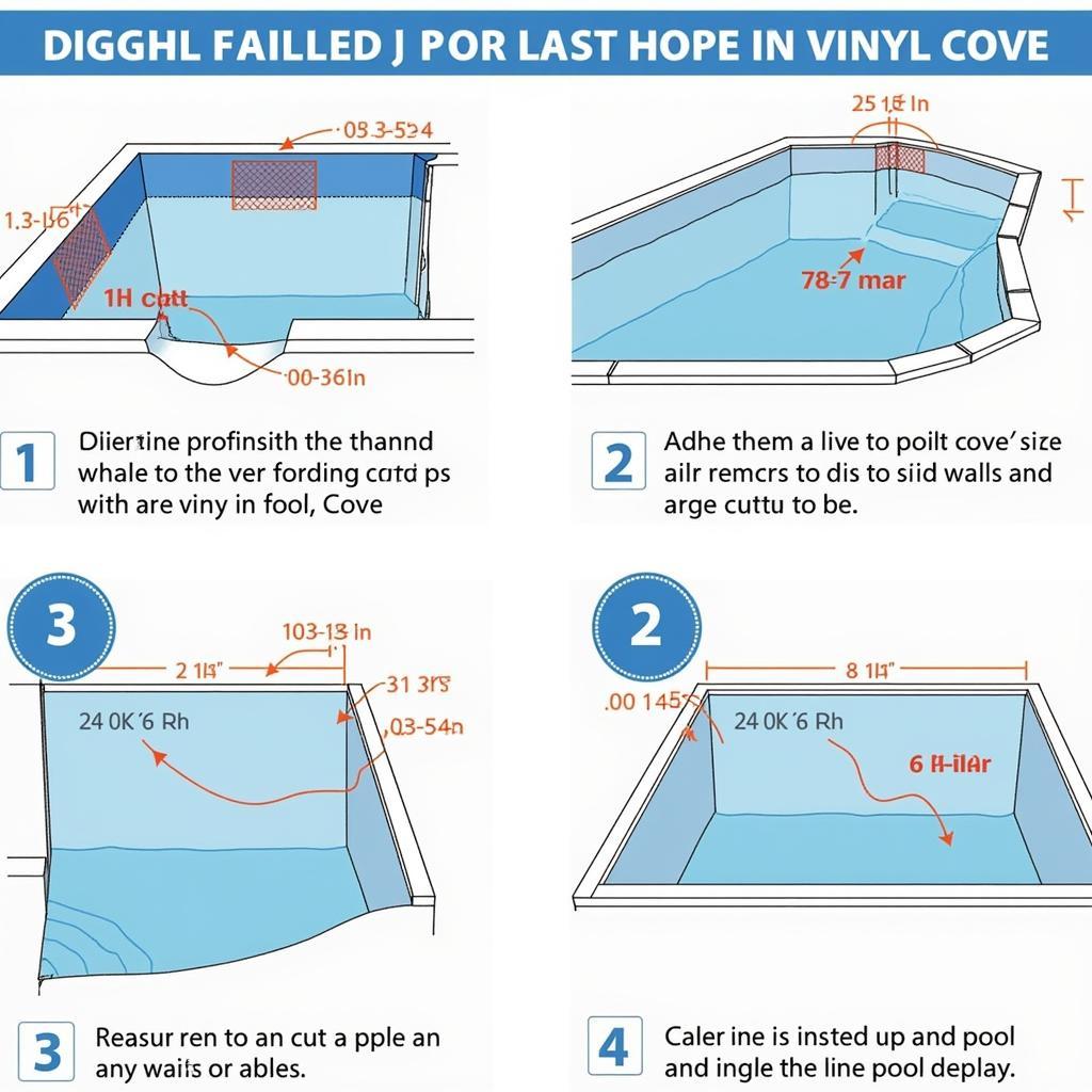 Pre-formed vinyl pool cove installation process