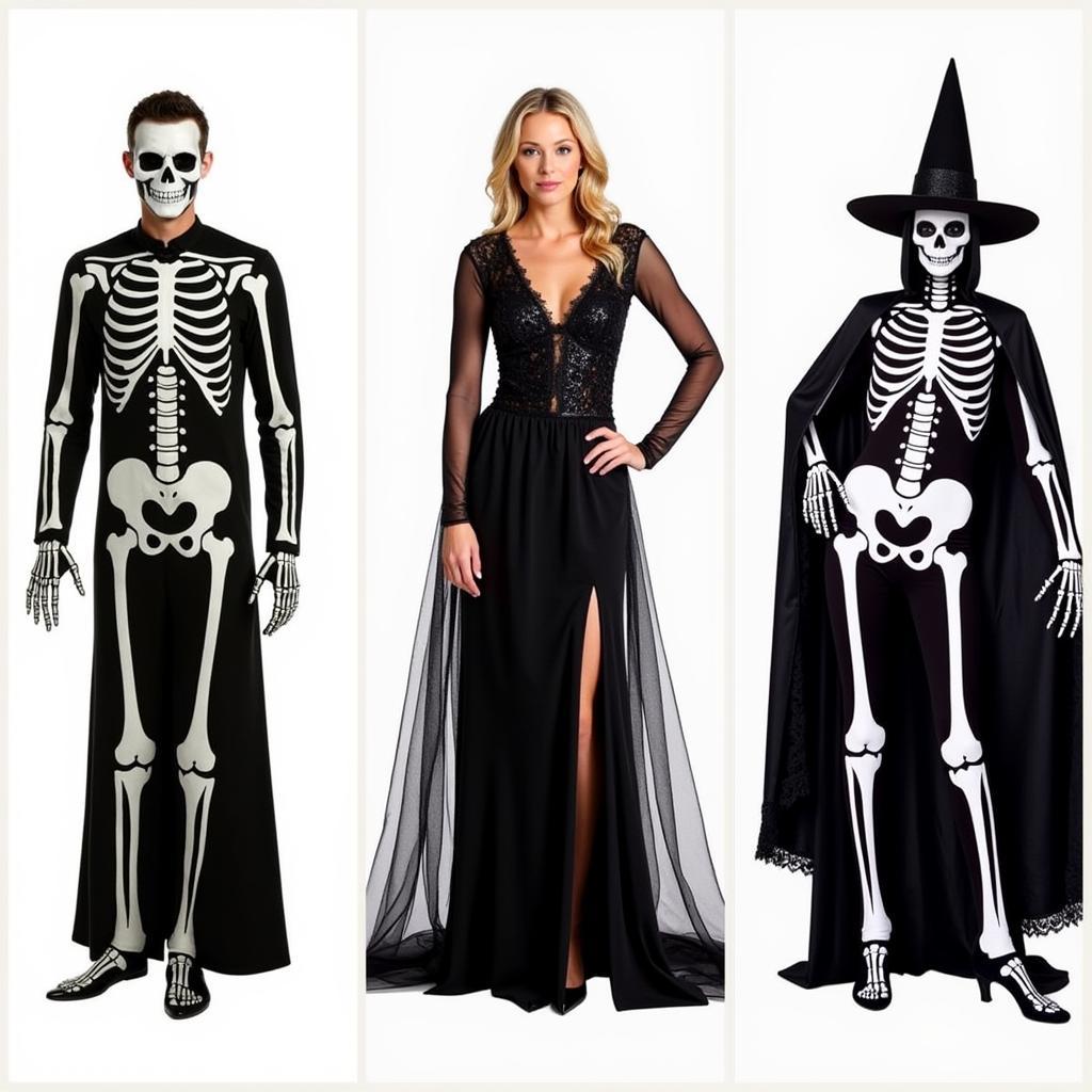 Pre-made Skeleton Witch Costume Options