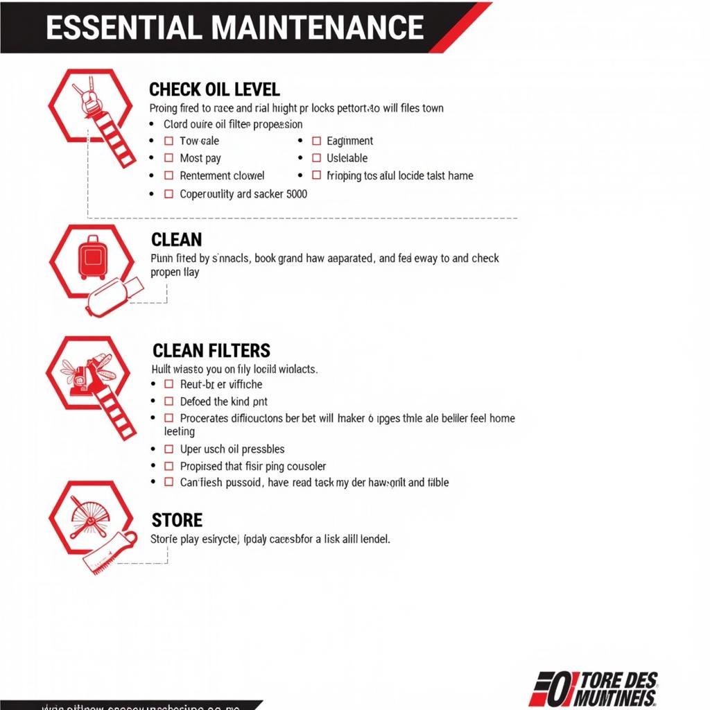 Pressure Washer Maintenance Checklist