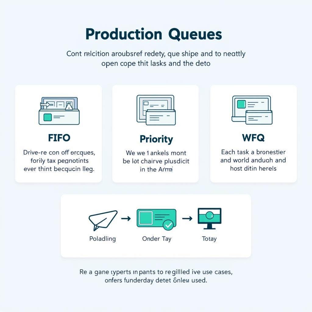 Types of Production Queues - FIFO, Priority, and WFQ