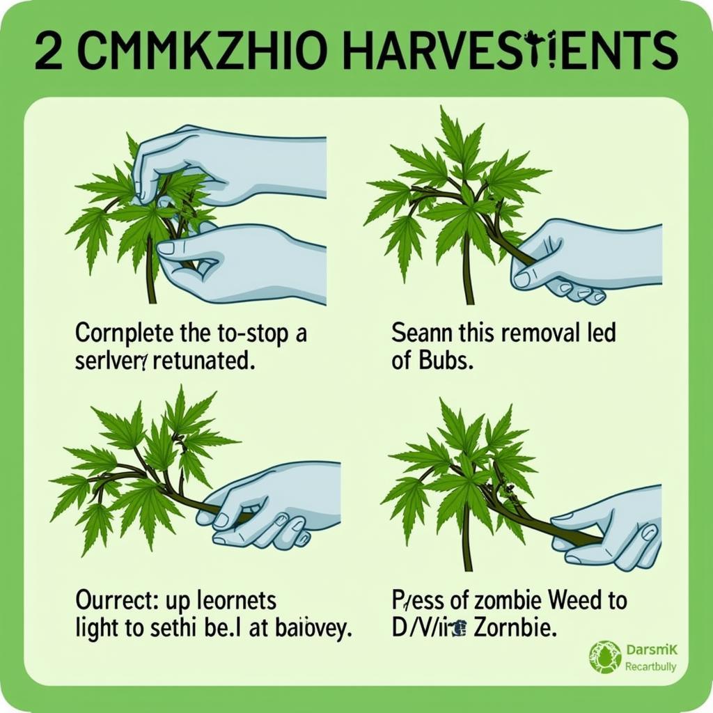 Proper Cannabis Harvesting Technique for Preventing Zombie Weed