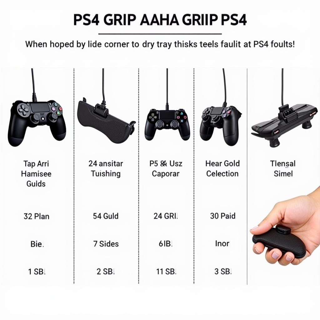 Comparison of Different PS4 Grips